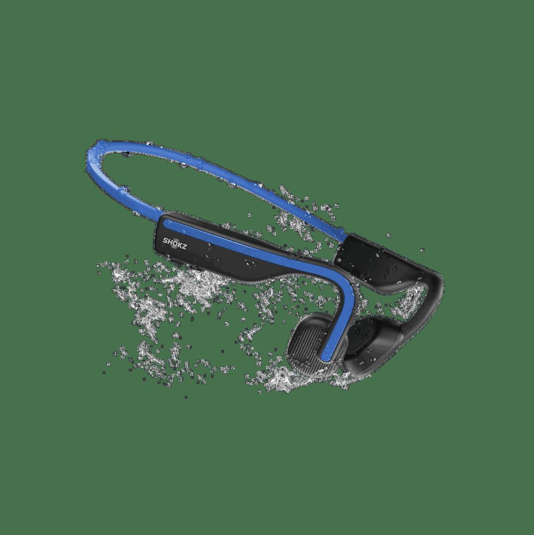 Shokz OpenMove Bone Conduction Wireless Open-Ear Headphones - Blue