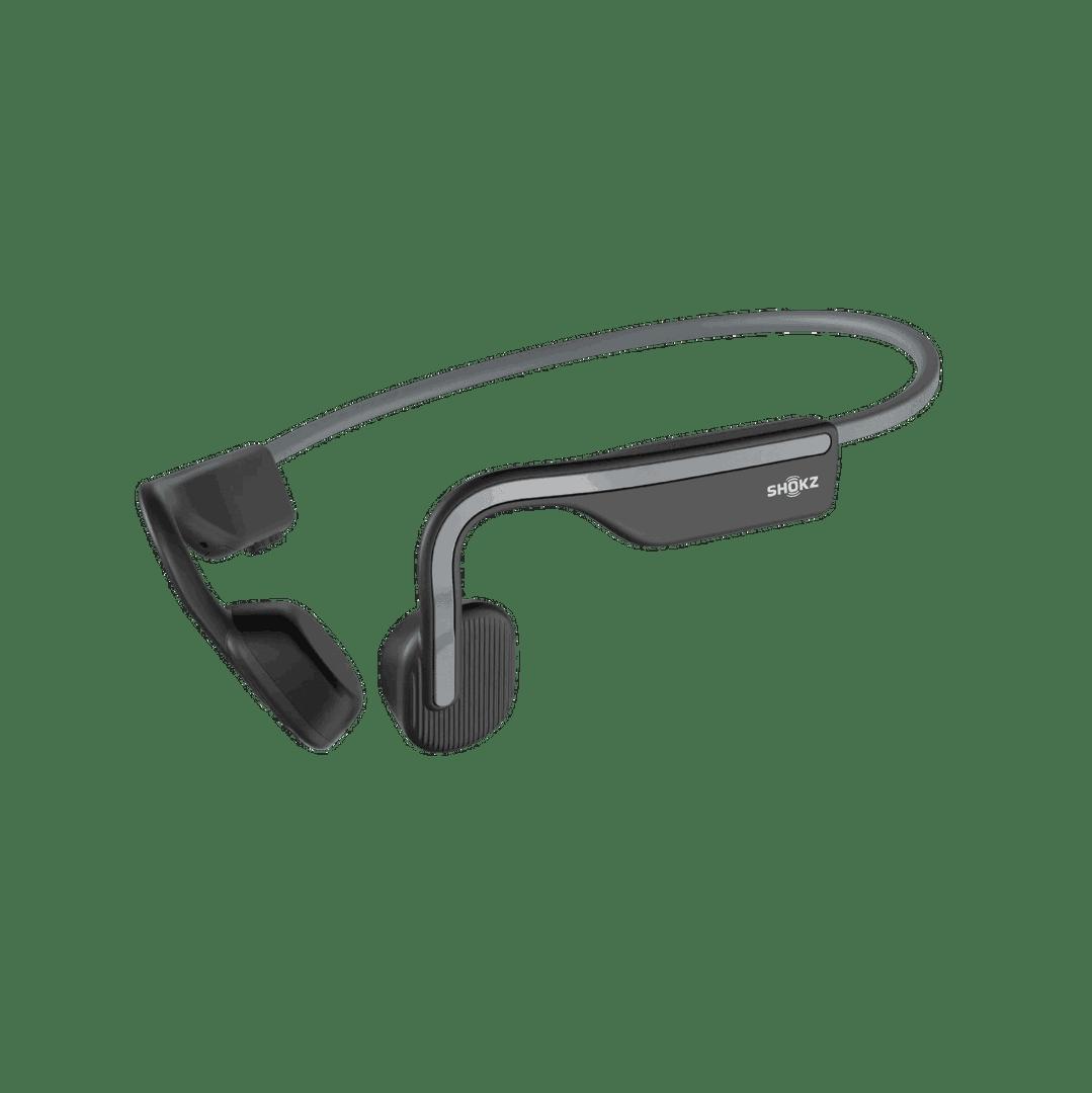Shokz OpenMove Wireless Bone Conduction Open-Ear Headphones - Grey, 6 Hours Battery
