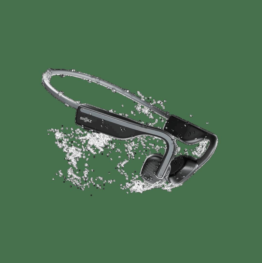 Shokz OpenMove Wireless Bone Conduction Open-Ear Headphones - Grey, 6 Hours Battery