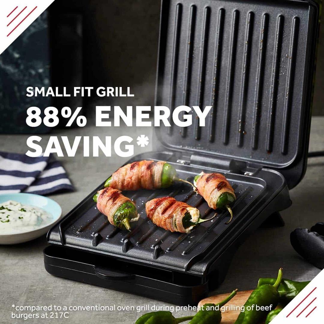 George Foreman Fit Grill Black S Non-stick plates