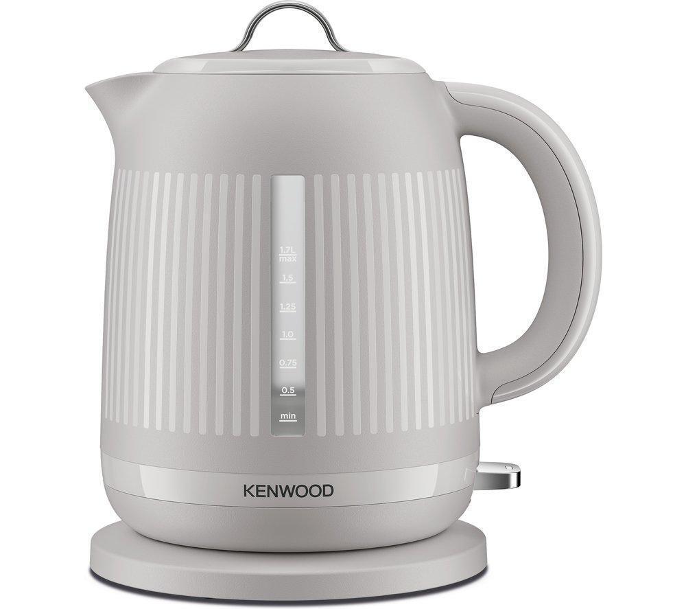 Kenwood Dawn 1.7L Electric Kettle Oatmeal Cream Striped Design Handle