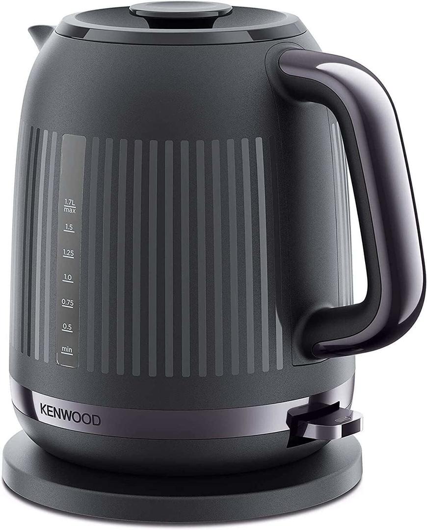 Kenwood Dusk Kettle 1.7L Slate Grey with Water Level Indicator, 360 Degree Base, Handle