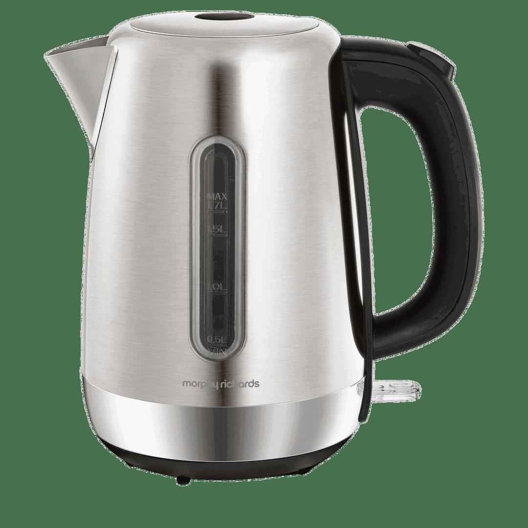 Morphy Richards Equip Kettle Brushed Steel 1.7L Stainless Steel Water Level Indicator