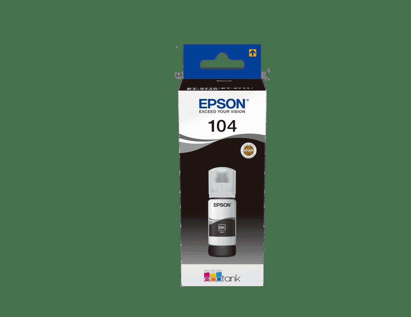Epson 104 Black Ink 65ml Ink Tank Bottle
