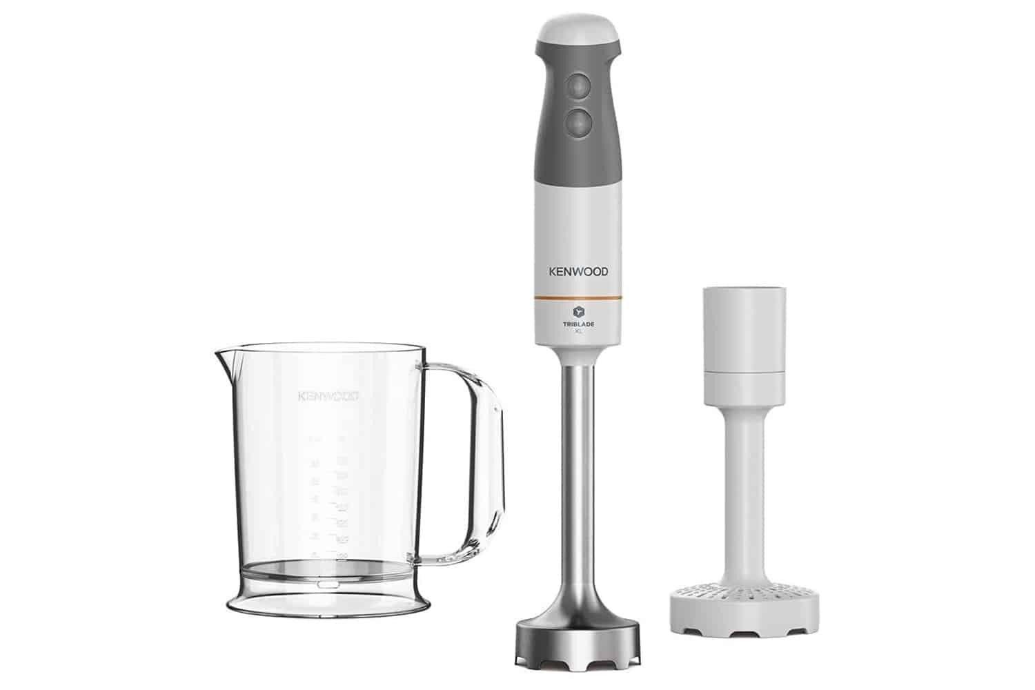 Kenwood Triblade XL Hand Blender with Beaker and Masher - White