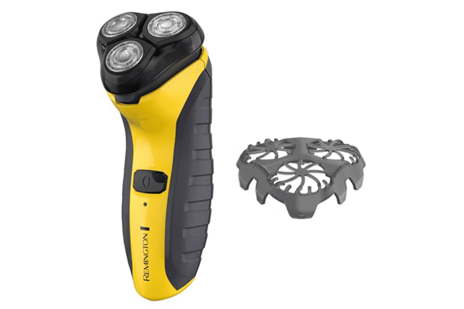 Remington Rotary Shaver with Rotary Blades, Yellow and Black