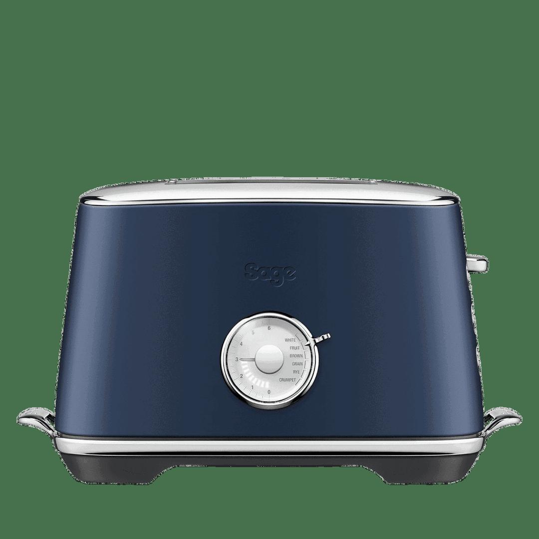 Sage The Toast Select Luxe 2 Slice Toaster - Damson Blue | Brushed Stainless Steel, 6 Bread Settings, LED Progress Indicator