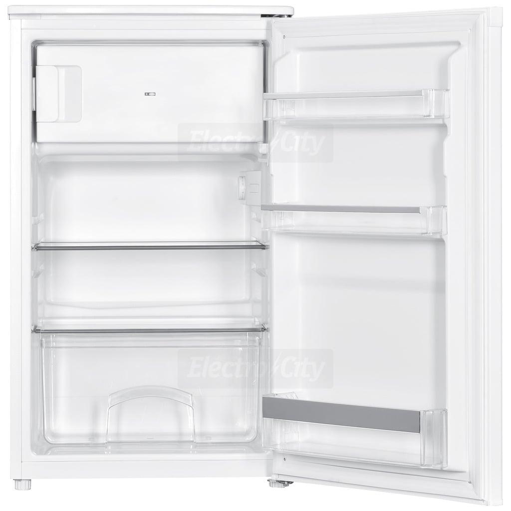 Belling Undercounter Fridge with Icebox White - Shelves, Door balconies, Salad crisper