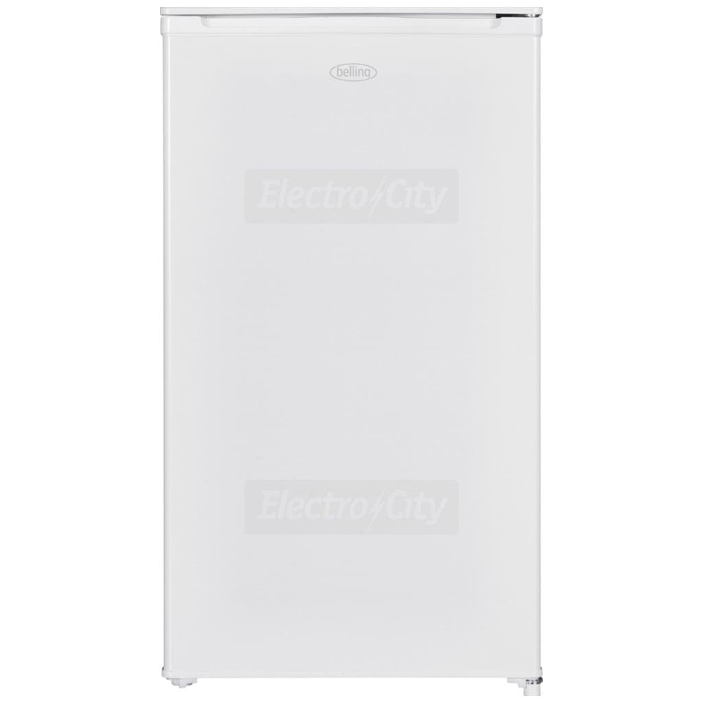 Belling Undercounter Fridge with Icebox White - Shelves, Door balconies, Salad crisper