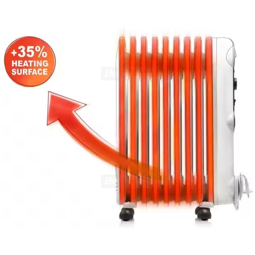 DeLonghi Radia S Oil Filled Radiator 2000W Grey | TRRS0920E.G