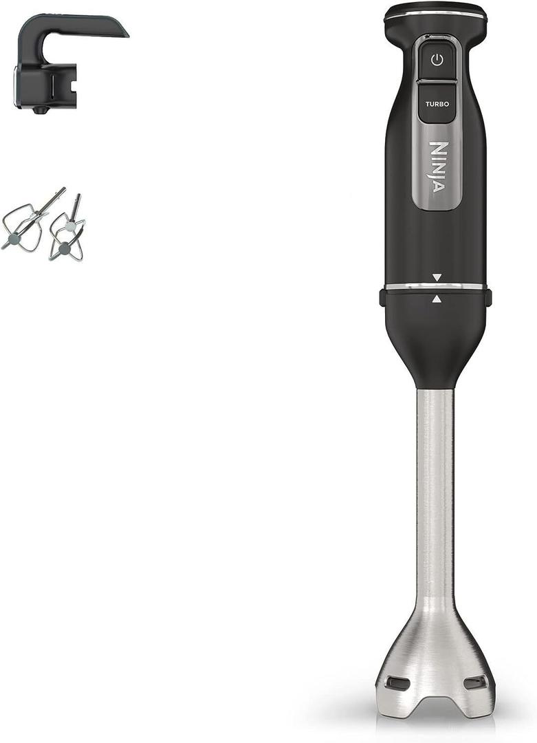 Ninja Foodi Hand Blender & Mixer CI090UK Black 850W with Turbo