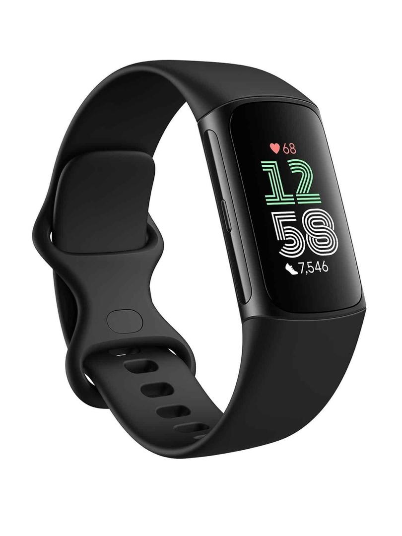 Fitbit Charge 6 Fitness Tracker Obsidian Black | Heart Rate, GPS, Sleep, Exercise Modes, 7-Day Battery Life