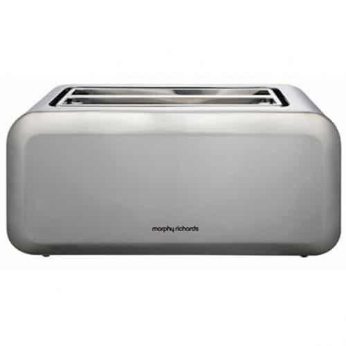 Morphy Richards 4 Slice Long Toaster - Brushed Steel, Stainless Steel