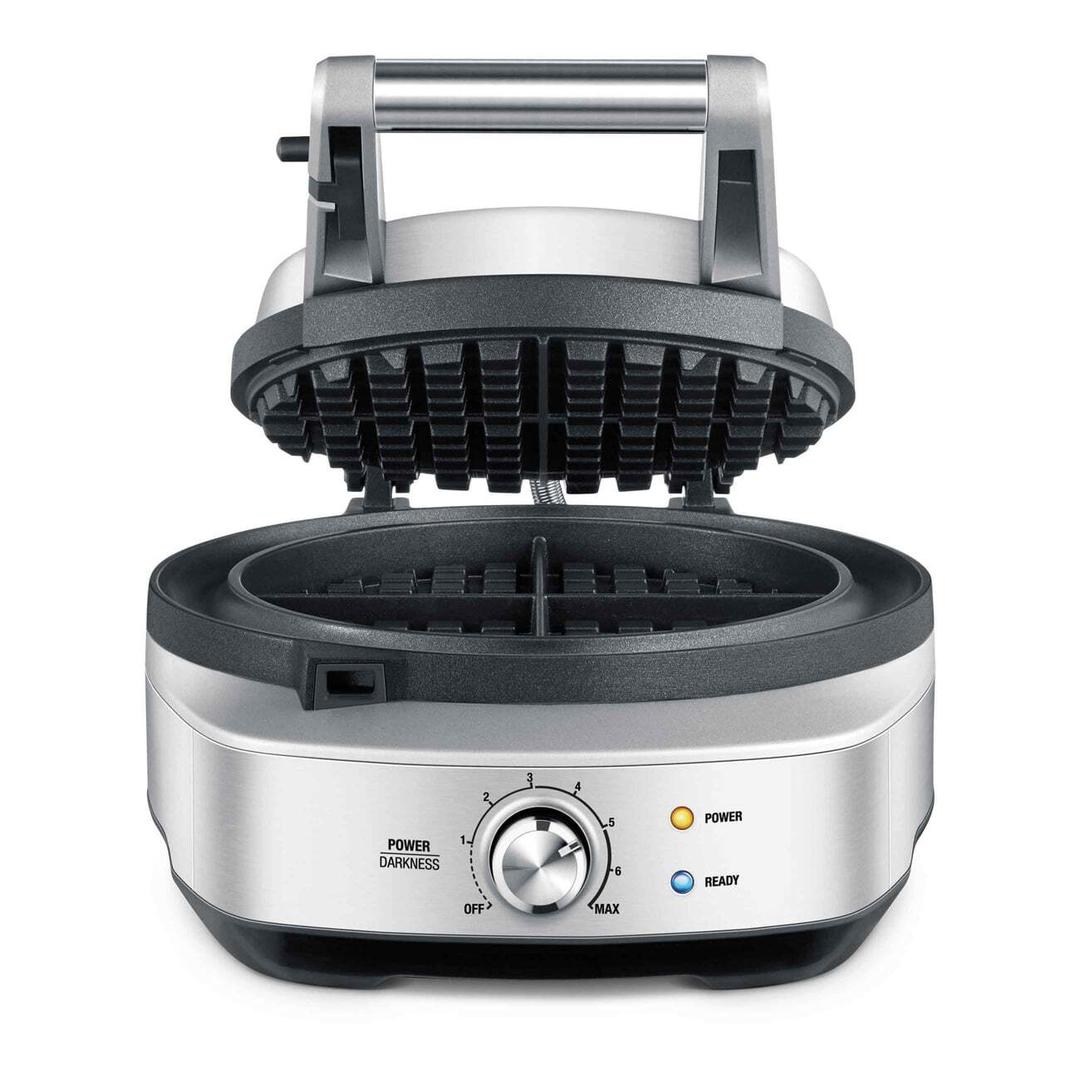 Sage No-Mess Waffle Maker Stainless Steel with Browning Control, Power and Ready features