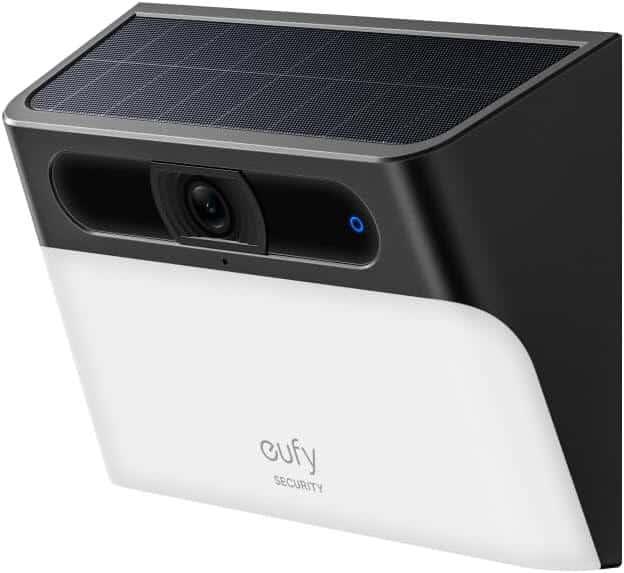 Eufy Solar Powered 2K Wall Light Camera with Solar Panel and Camera