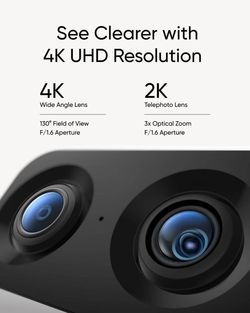 Eufy S350 Indoor 4K Dual Camera with 360 Degree Pan & Tilt