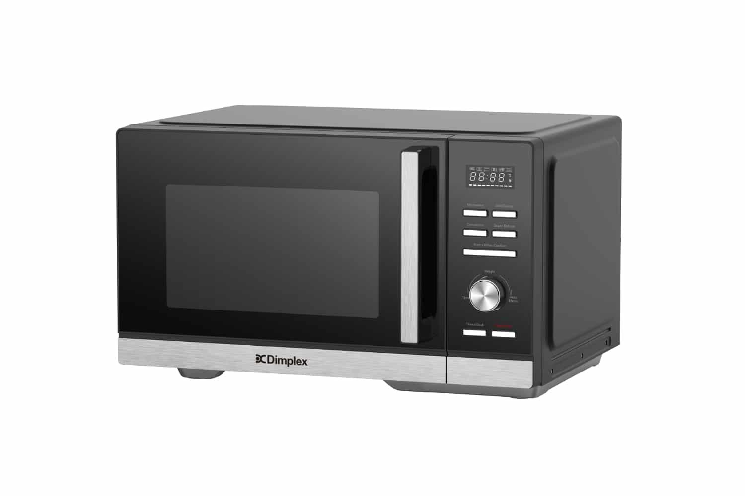 Dimplex 900W 26L Microwave Black with Grill, Oven, Defrost, Digi Jog, Pull Handle, Turntable