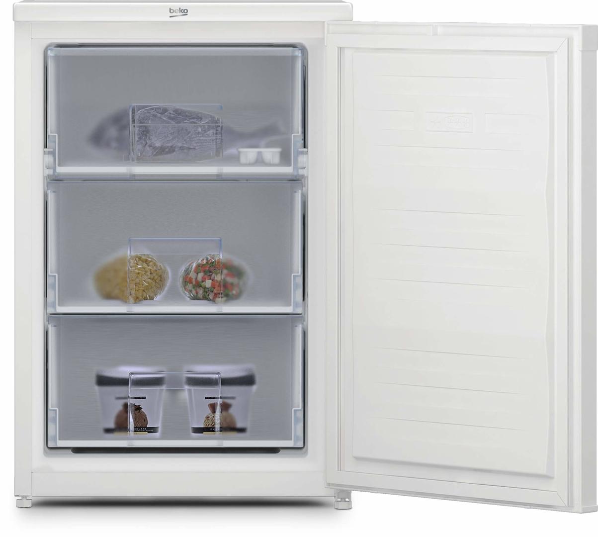 Beko Undercounter Freezer - White, 54cm | Features: Door, Handle