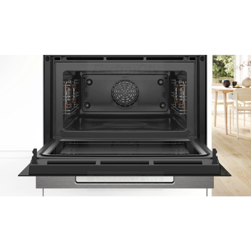 Bosch Series 8 Built-in Compact Oven Microwave Black 45L Image Features: Heating Modes, Bosch
