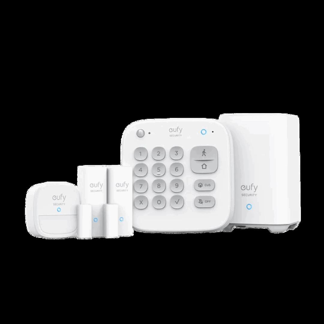 Eufy Security 5pc Home Alarm Kit - Keypad, Entry Sensors, Motion Sensor, HomeBase