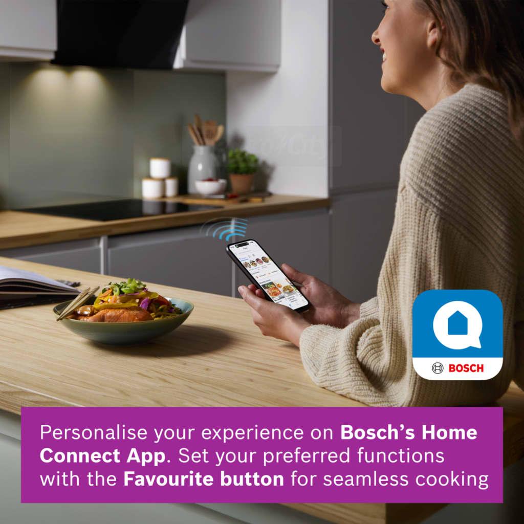 Bosch Series 6 80cm Induction Hob with 5 Cooking Zones and Touch Controls