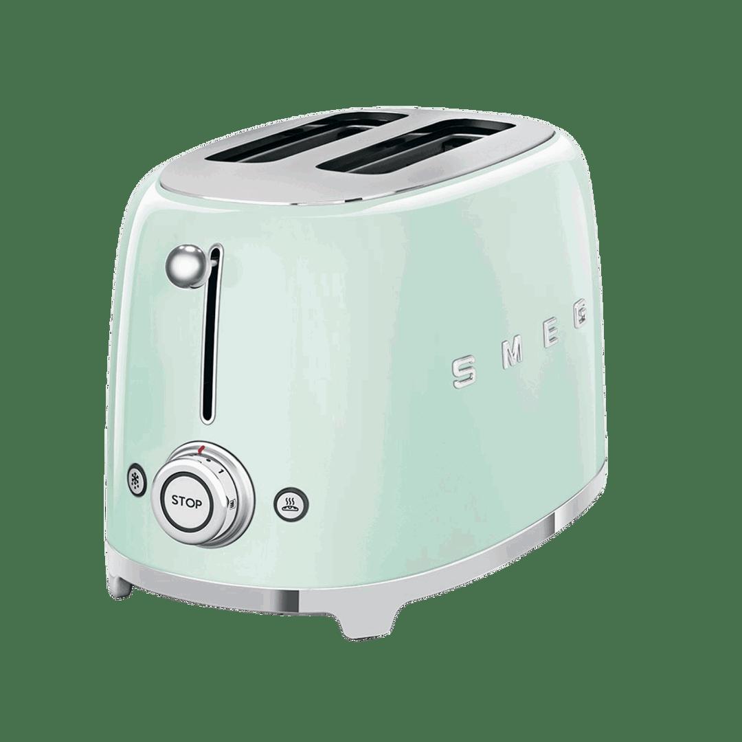 Smeg Retro 2 Slice Toaster Pastel Green