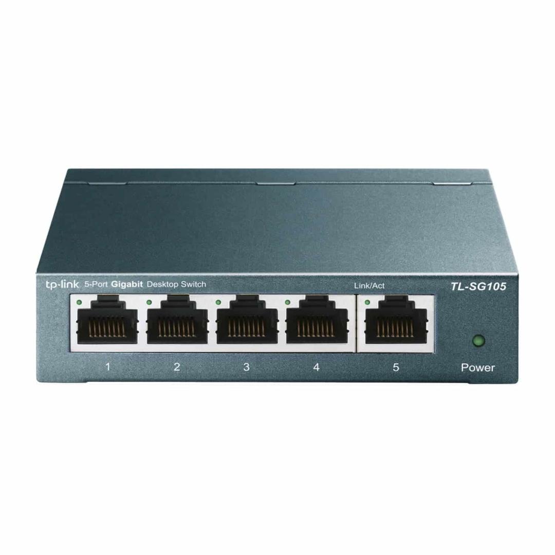 TP-Link 5-Port Gigabit Ethernet Network Switch, Metal Case, Desktop