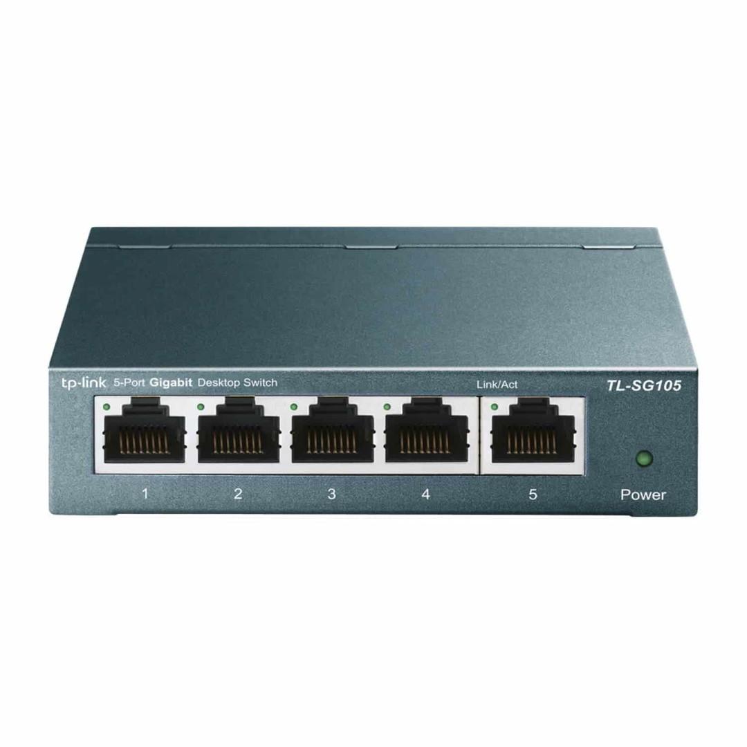TP-Link 5-Port Gigabit Ethernet Network Switch, Metal Case, Desktop