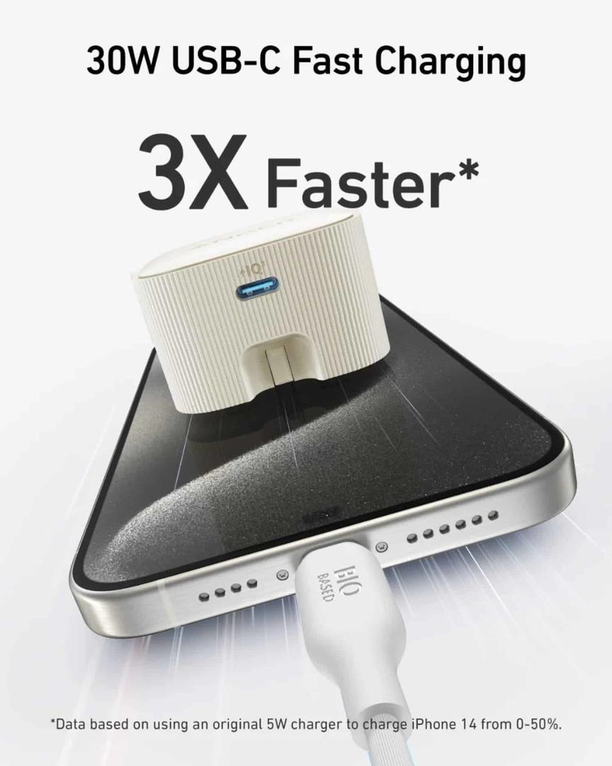 Anker 30W USB-C Charger White