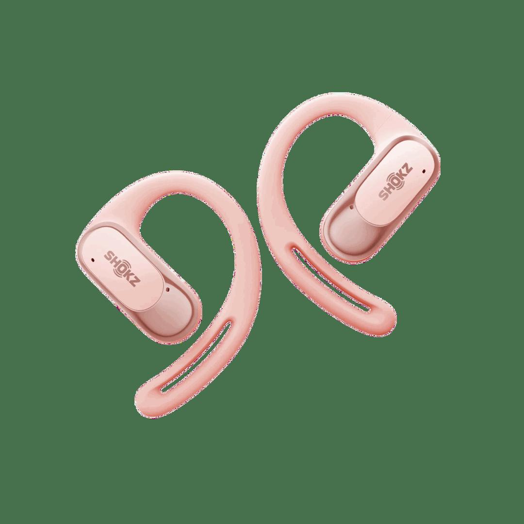 Shokz Openfit Air Pink Wireless Earbuds with Charging Case - Open-Ear