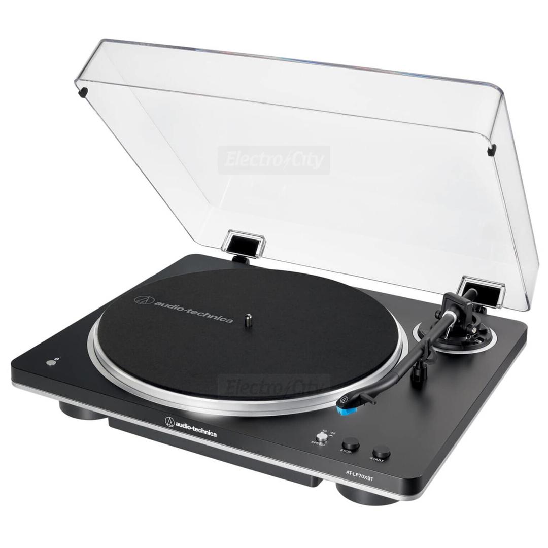 Audio-Technica LP70XBT Bluetooth Belt Drive Turntable Black Automatic