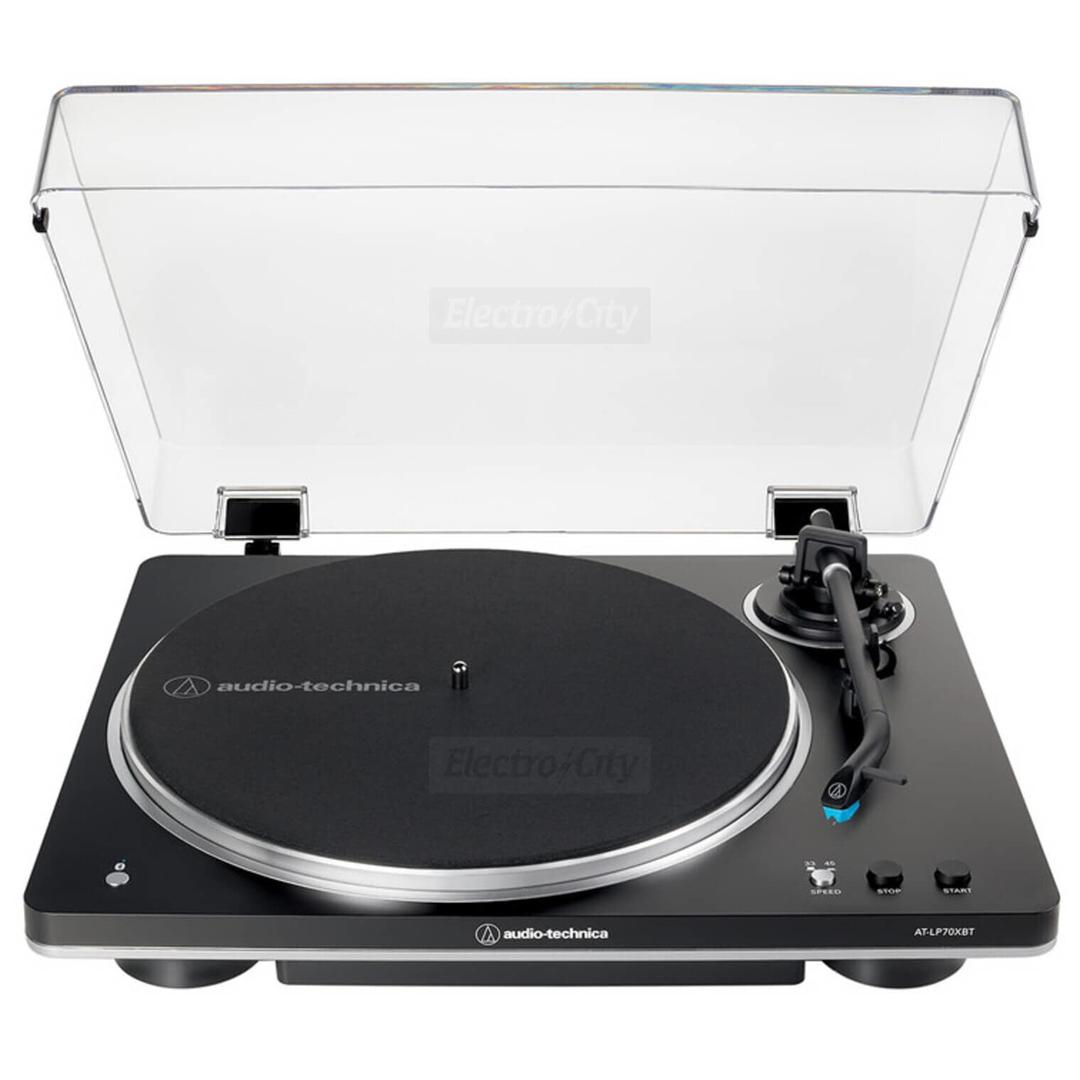 Audio-Technica LP70XBT Bluetooth Belt Drive Turntable Black Automatic