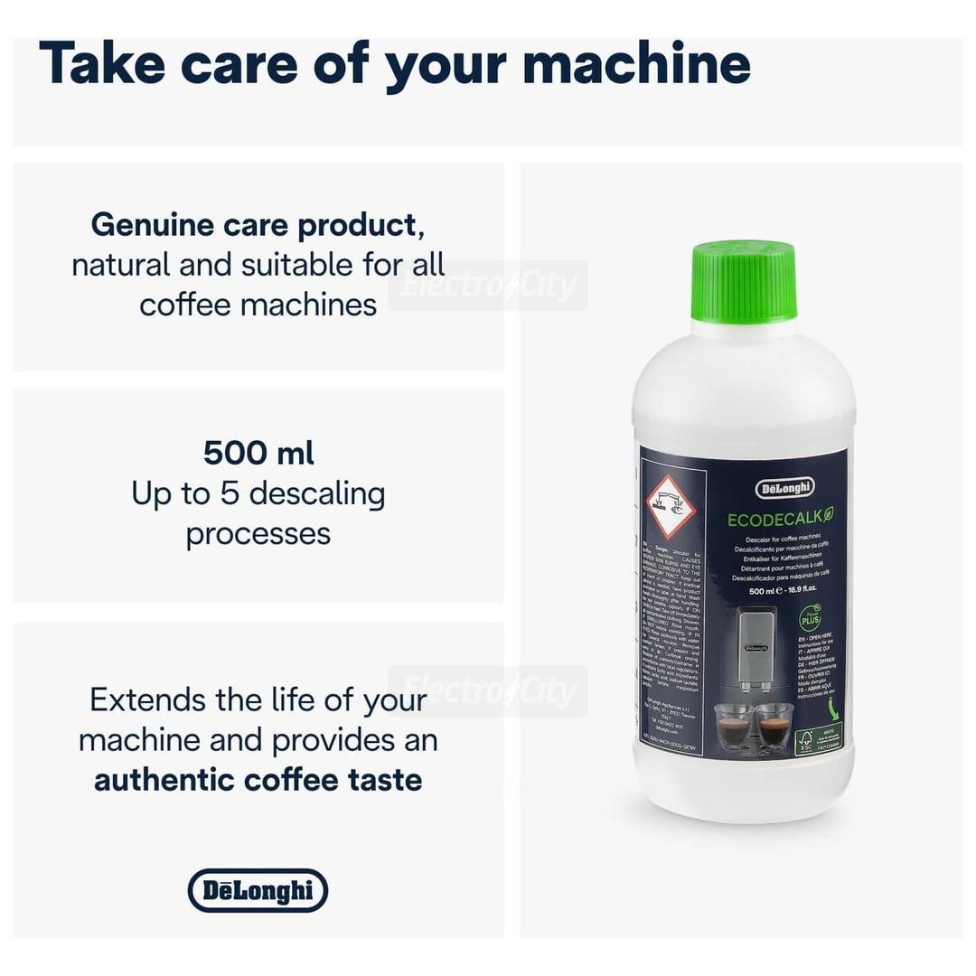 De'Longhi EcoDecalk Coffee Machine Descaler 500ml Eco-Friendly