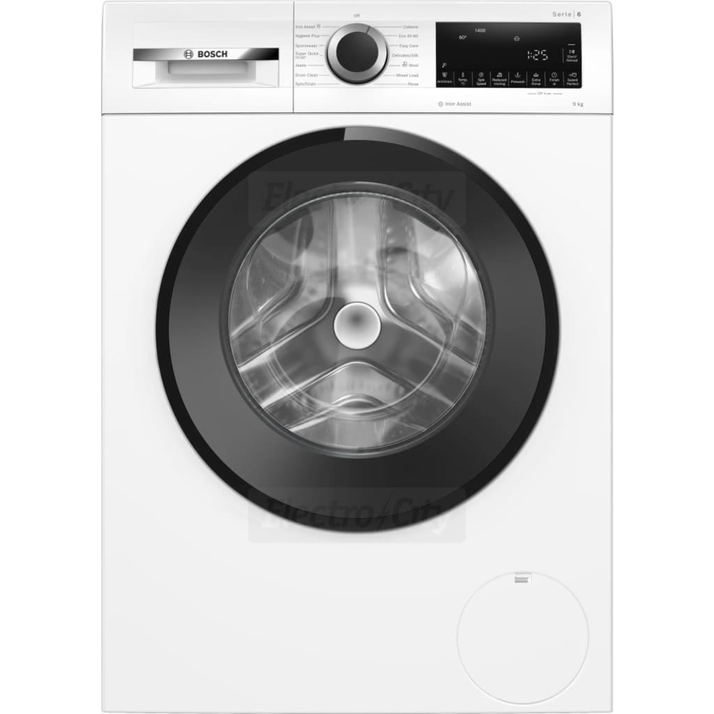Bosch Series 6 Washing Machine 9kg 1400 Spin White - Eco 40-60, Hygiene Plus, Super Quick