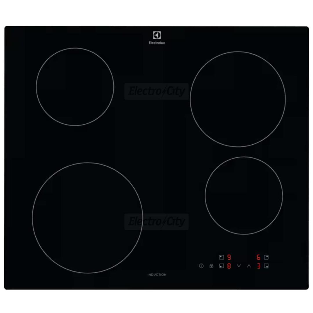 Electrolux 300 Series 60cm 4 Zone Induction Hob Black LIB60420C with Booster Function Key Lock Touch Controls