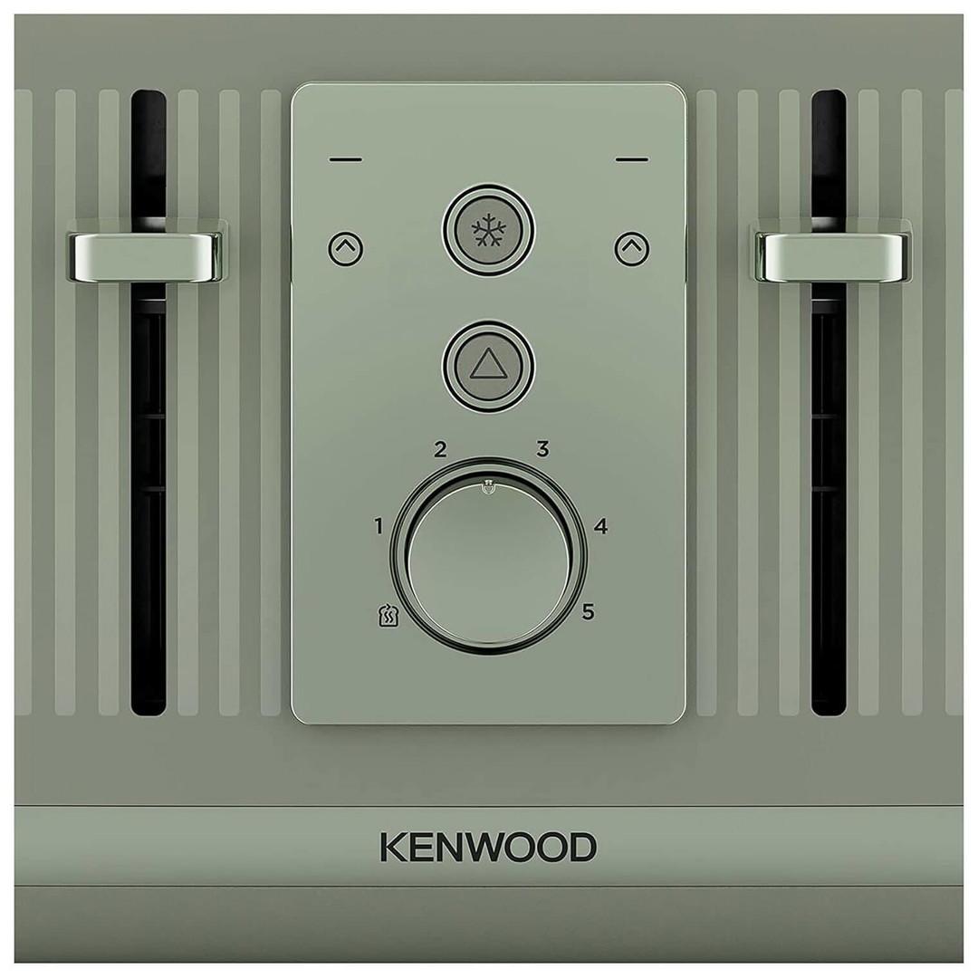 Kenwood 4 Slice Toaster | Olive Green | 5 Browning Levels | Defrost Function | Reheat Function