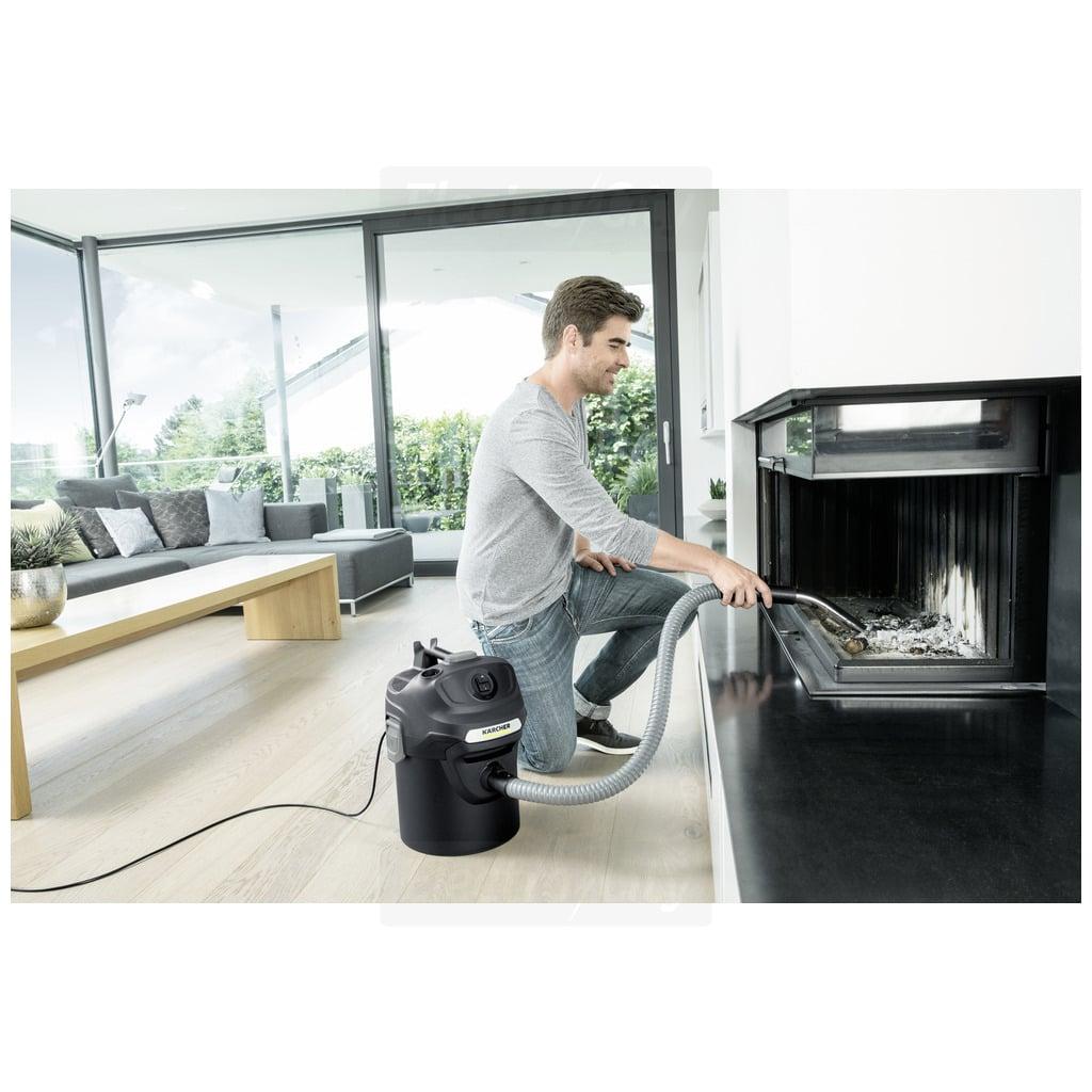 Karcher Ash Vacuum Cleaner 600W Metal Container Filter Cleaning System