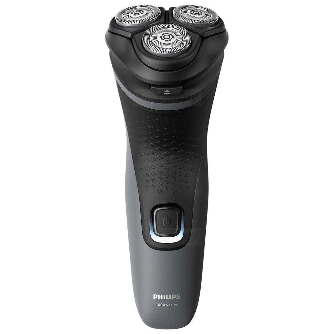 Philips 1000 Series Electric Shaver | Wet & Dry, Cordless, Waterproof | PowerCut Blades | 40 min Run Time | 8 hours Charging | 3 Heads