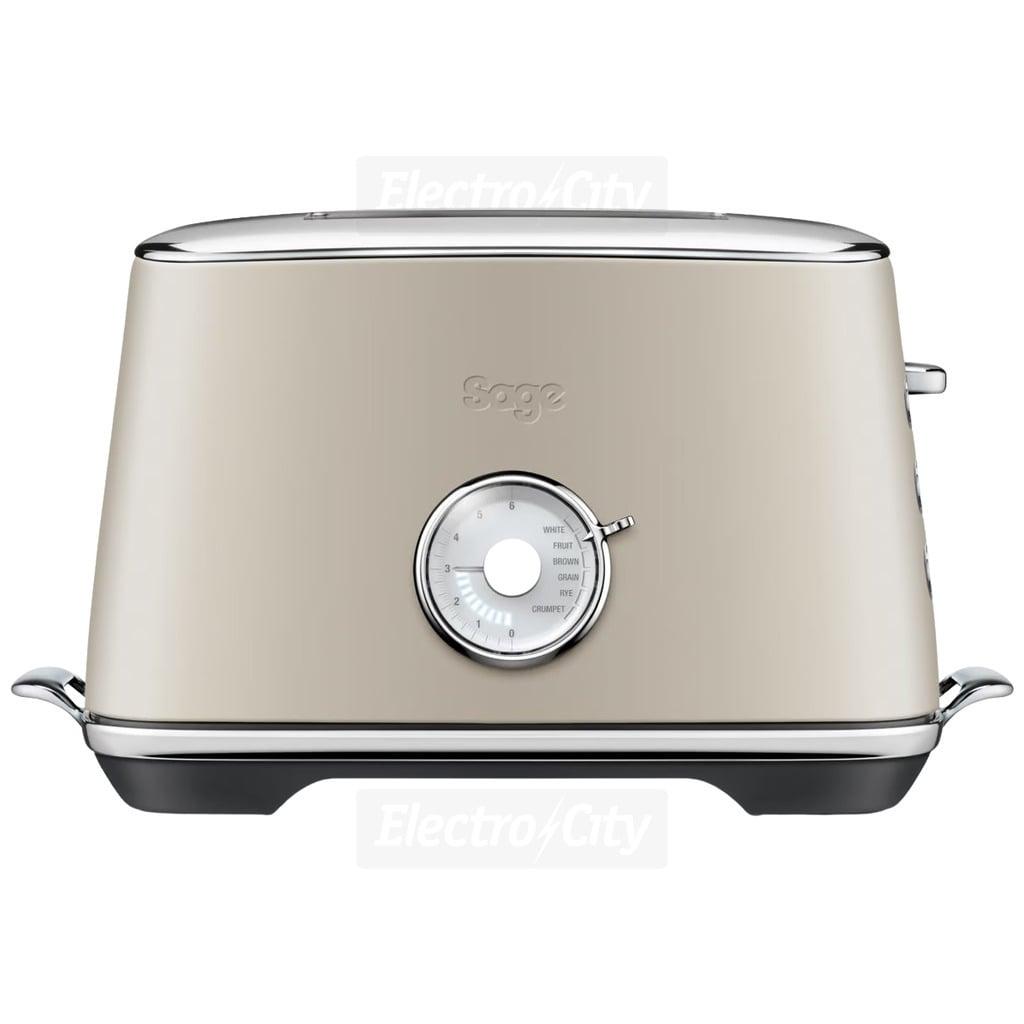Sage Toast Select Luxe 2 Slice Toaster | Almond, Chrome Accents, 6 Preset Toast Types