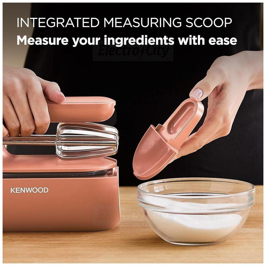 Kenwood QuickMix Go Hand Mixer Clay Red 5 Speeds 350W Beaters Cord Handle