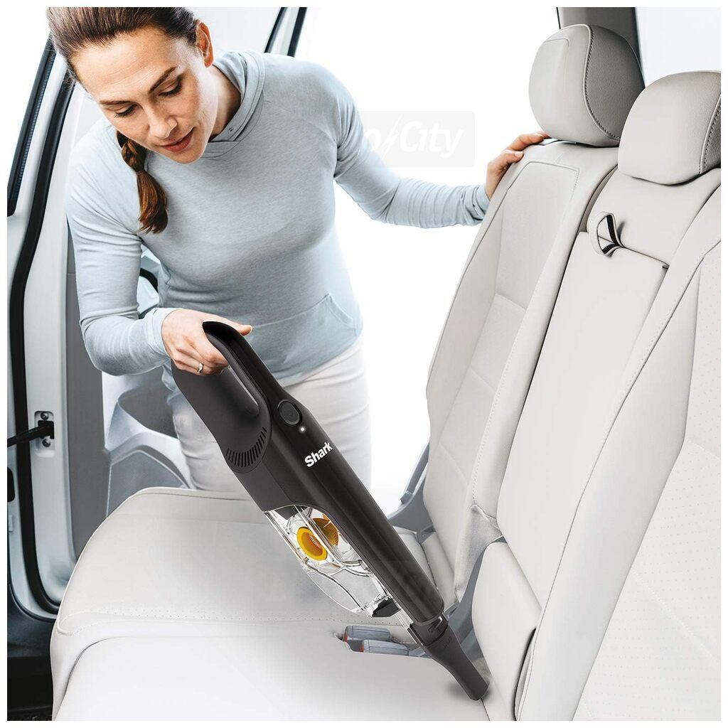 Shark Handheld Pet Vacuum Cleaner | Black | Cordless | Dusting Brush, Crevice Tool, Motorised Pet Tool | 10 minutes runtime