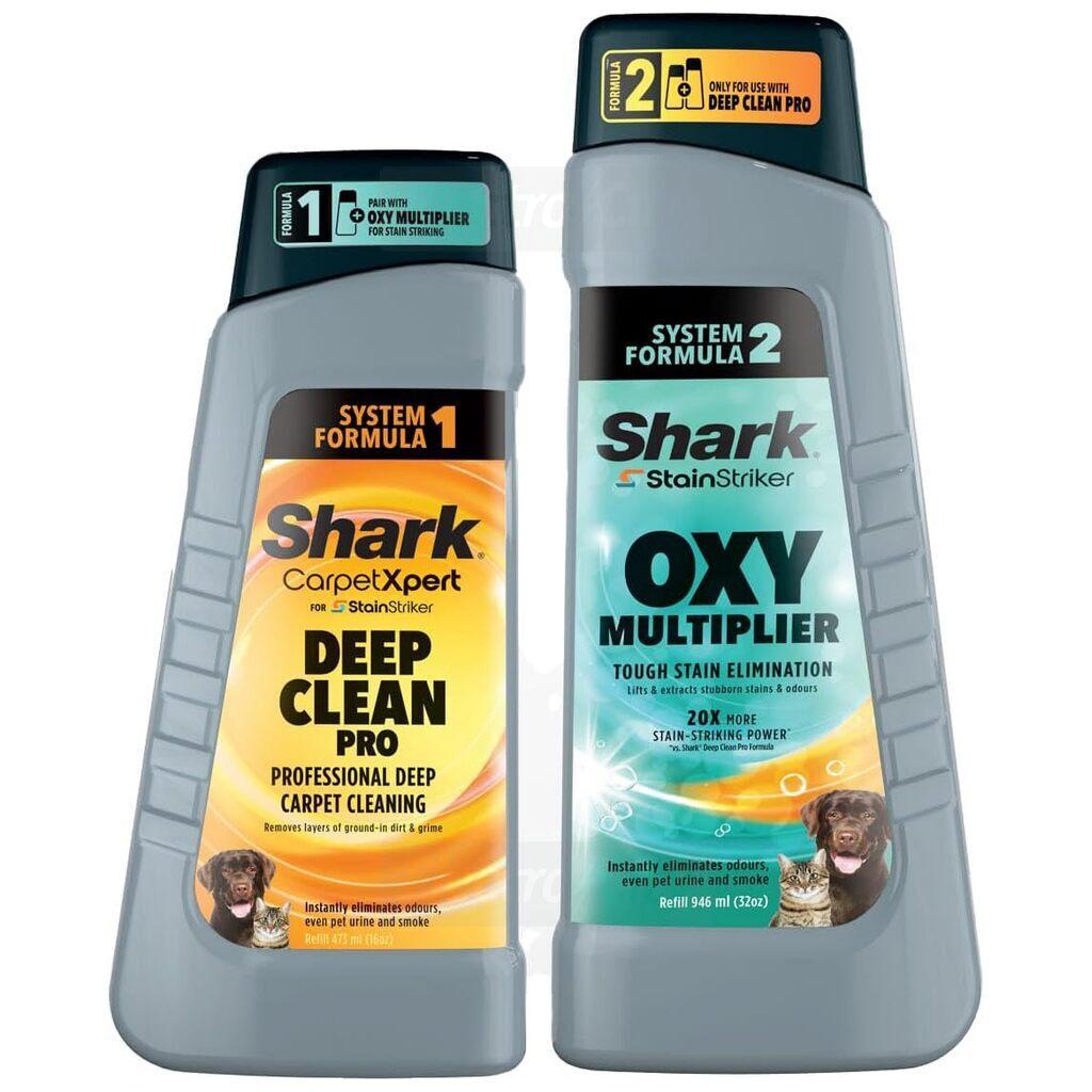 Shark StainStriker Cleaner Refill Bundle | Stubborn Stain Remover for Carpets, Rugs & Upholstery | Deep Clean Pro & Oxy Multiplier