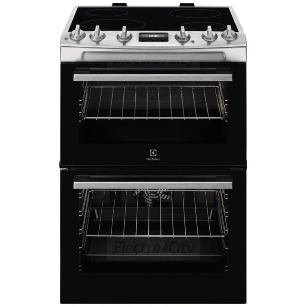 Electrolux 60cm Electric Cooker | Stainless Steel, Black | 4 Burners