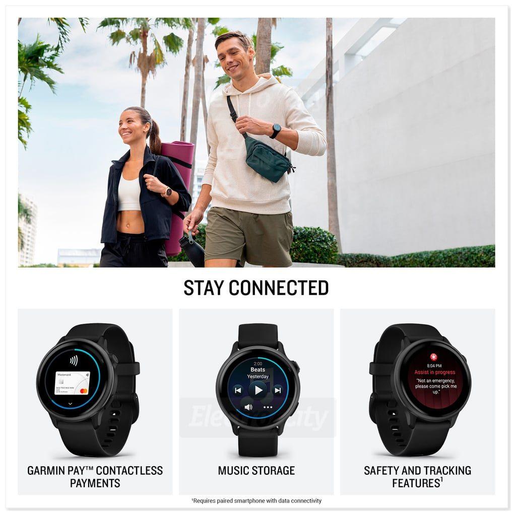 Garmin Vivoactive 6 Smartwatch | Bone | AMOLED Display