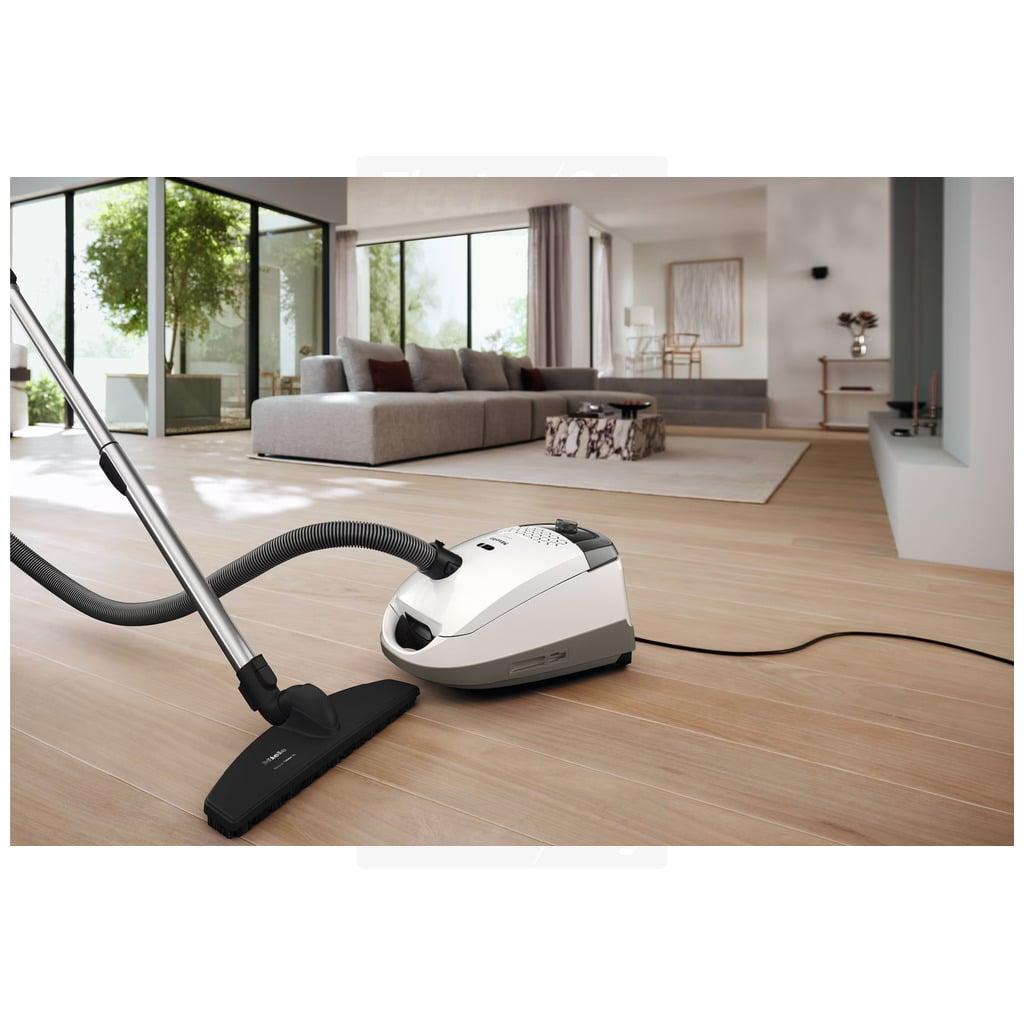Miele Guard S1 Parquet Vacuum Cleaner White XL | Floorhead, Hose, Handle, Wheels
