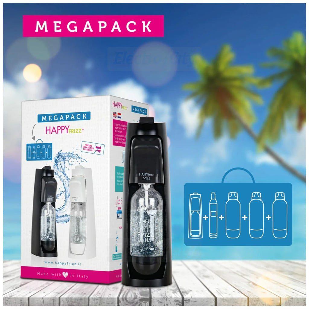 Happy Frizz MIO Soda Maker Black Bottles