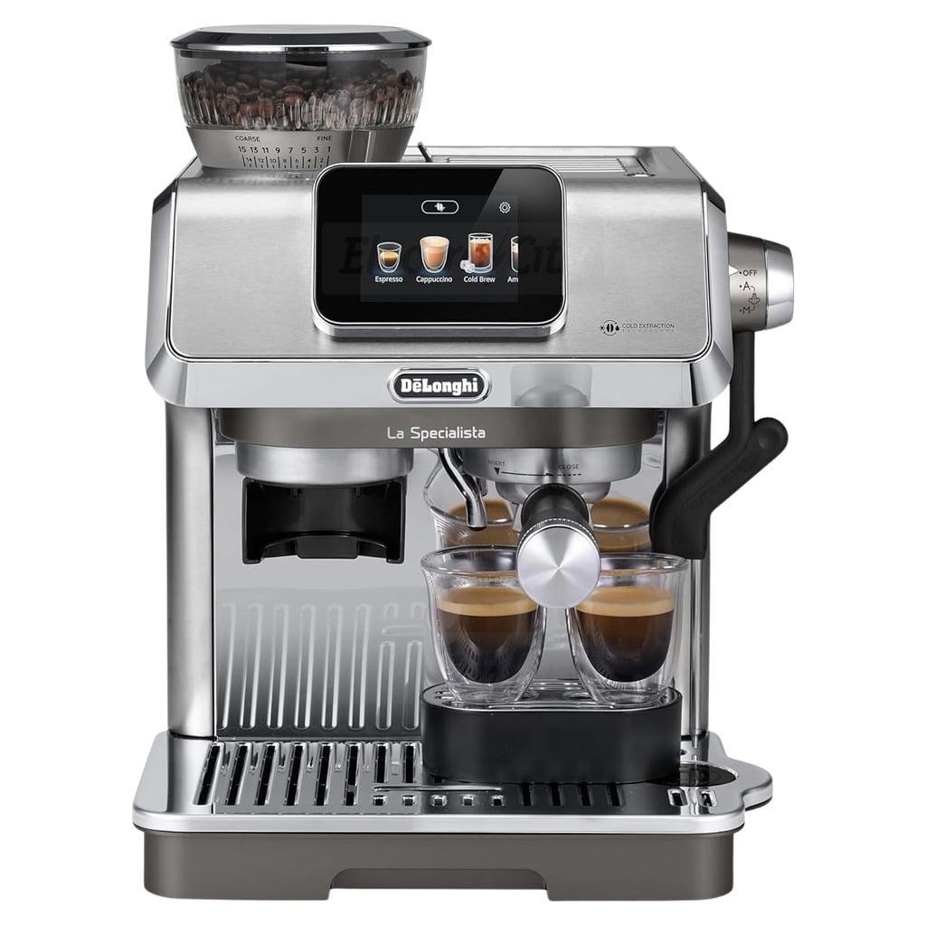 De'Longhi La Specialista Touch Coffee Machine | Stainless Steel | Espresso, Cappuccino, Cold Brew, Grinder