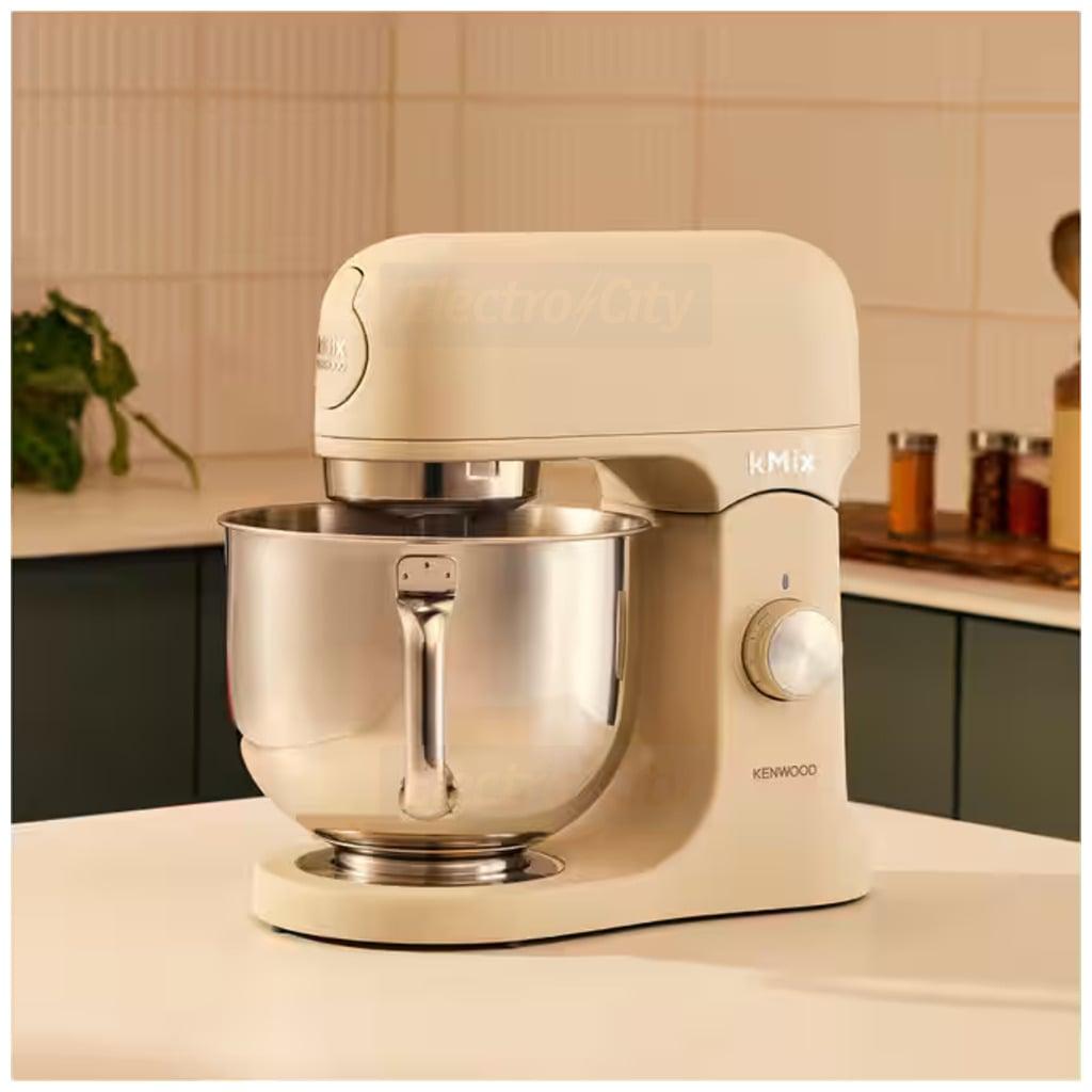 Kenwood kMix Stand Mixer - Cream, 5 Litre, 1000W | Stainless Steel