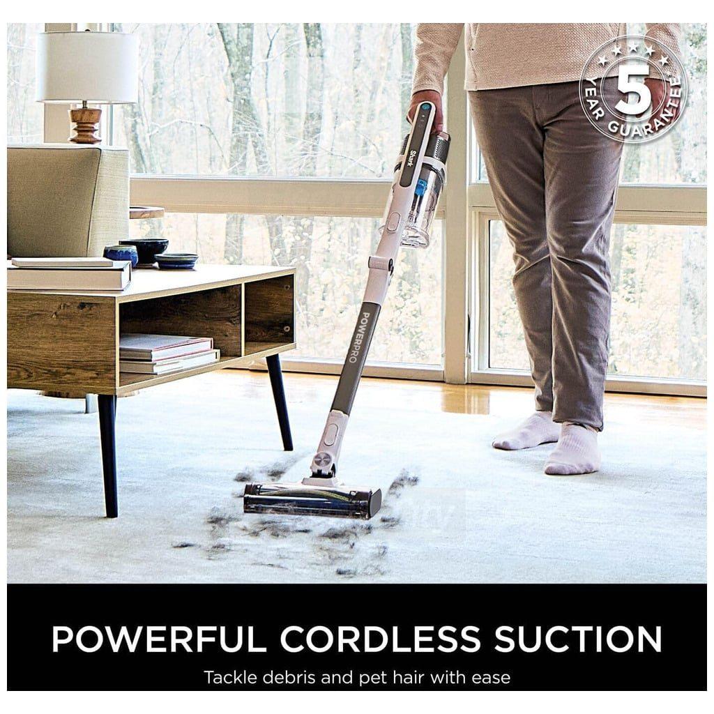 Shark PowerPro Pet Cordless Vacuum Cleaner with Anti Hair Wrap, Floor Detect, Flexology, Java Metallic