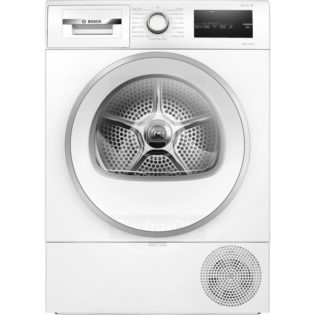 Bosch Series 4 Heat Pump Tumble Dryer - White, 8kg